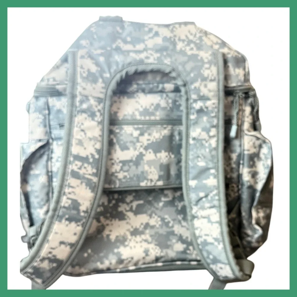 National Guard Digital Camo Tactical Backpack ACU Laptop Bag Organizer Padded